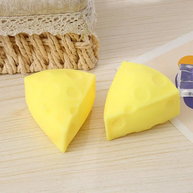New Cheese Squishies Toy Slow Rising Stress Relief Fidget Toy view 5