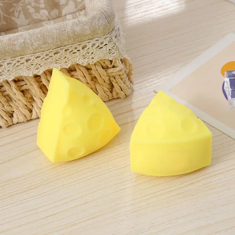 New Cheese Squishies Toy Slow Rising Stress Relief Fidget Toy view 2