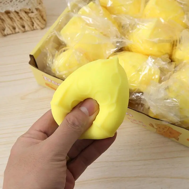 New Cheese Squishies Toy Slow Rising Stress Relief Fidget Toy view 4